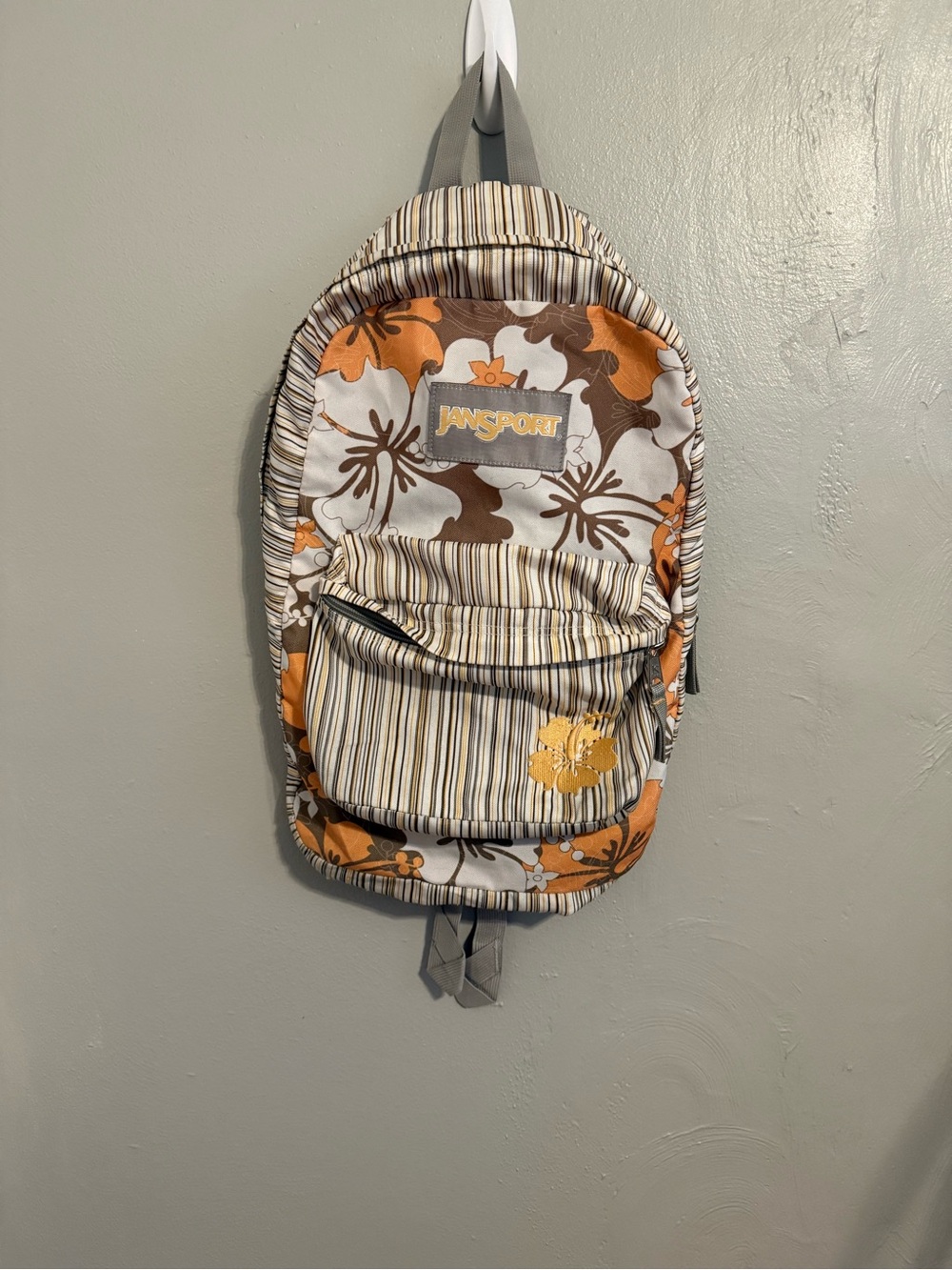 JanSport floral backpack